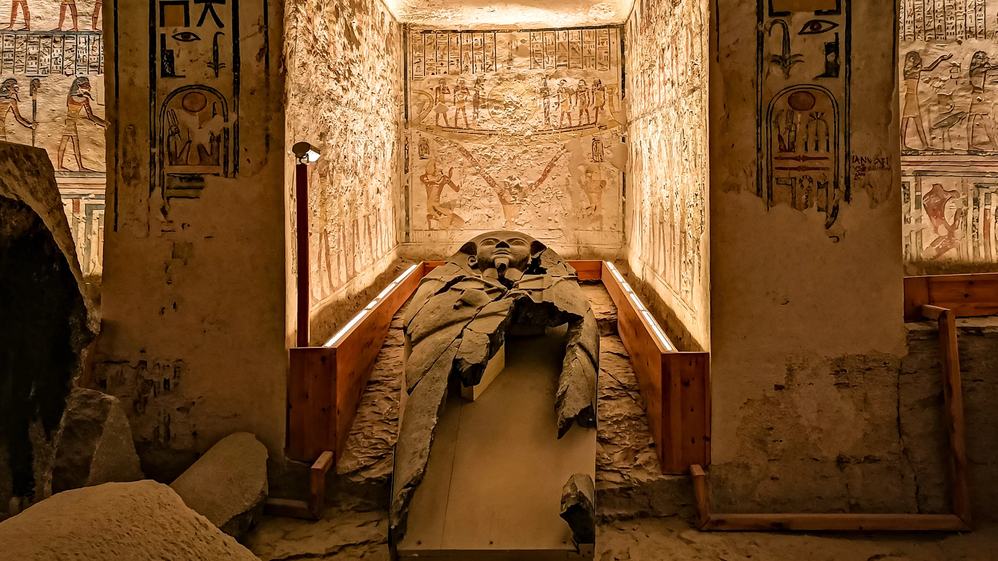 Tumba de Memnon, en Egipto