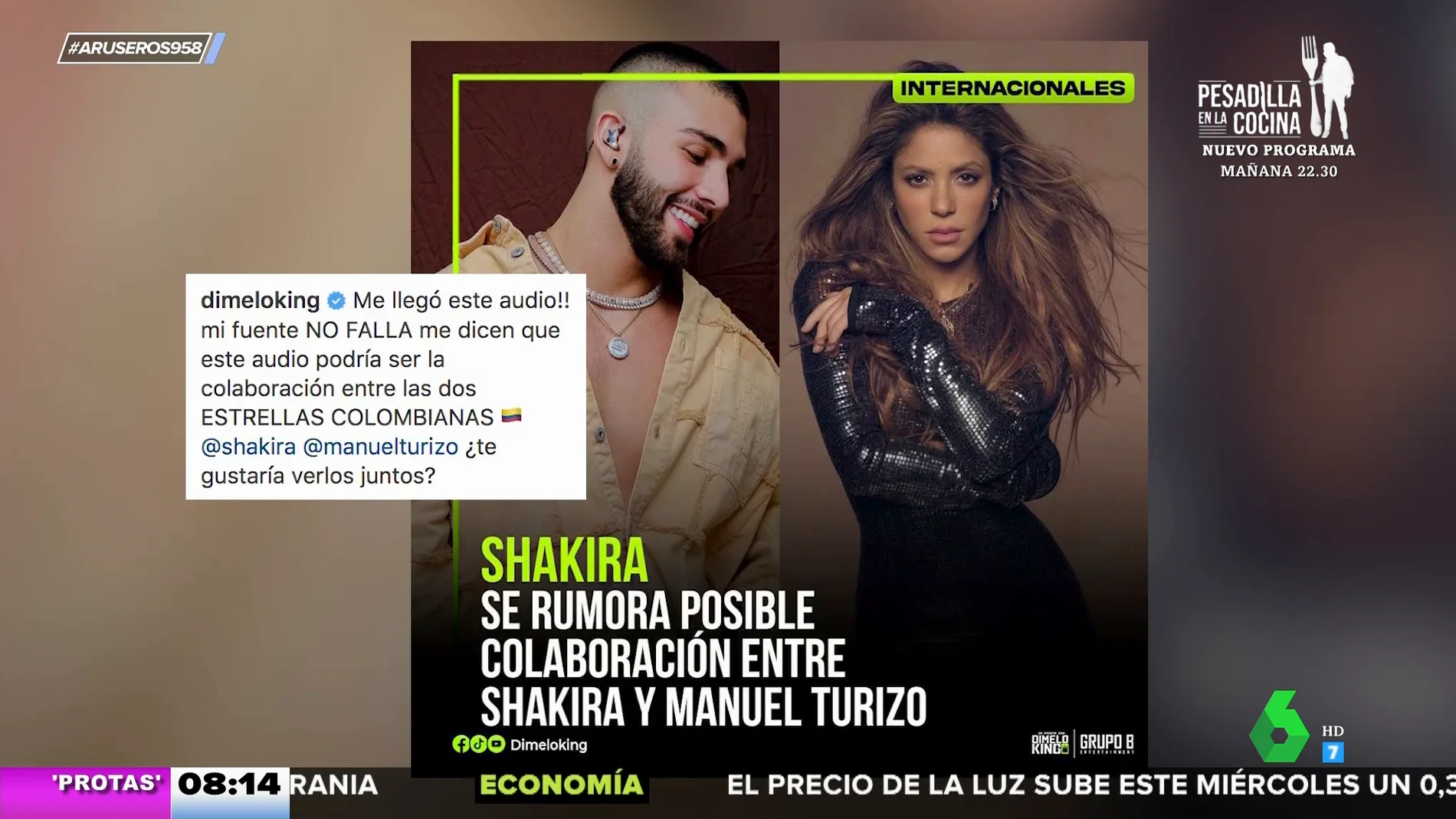 Se filtra la posible nueva canción de Shakira con Manuel Turizo: así suena este tema
