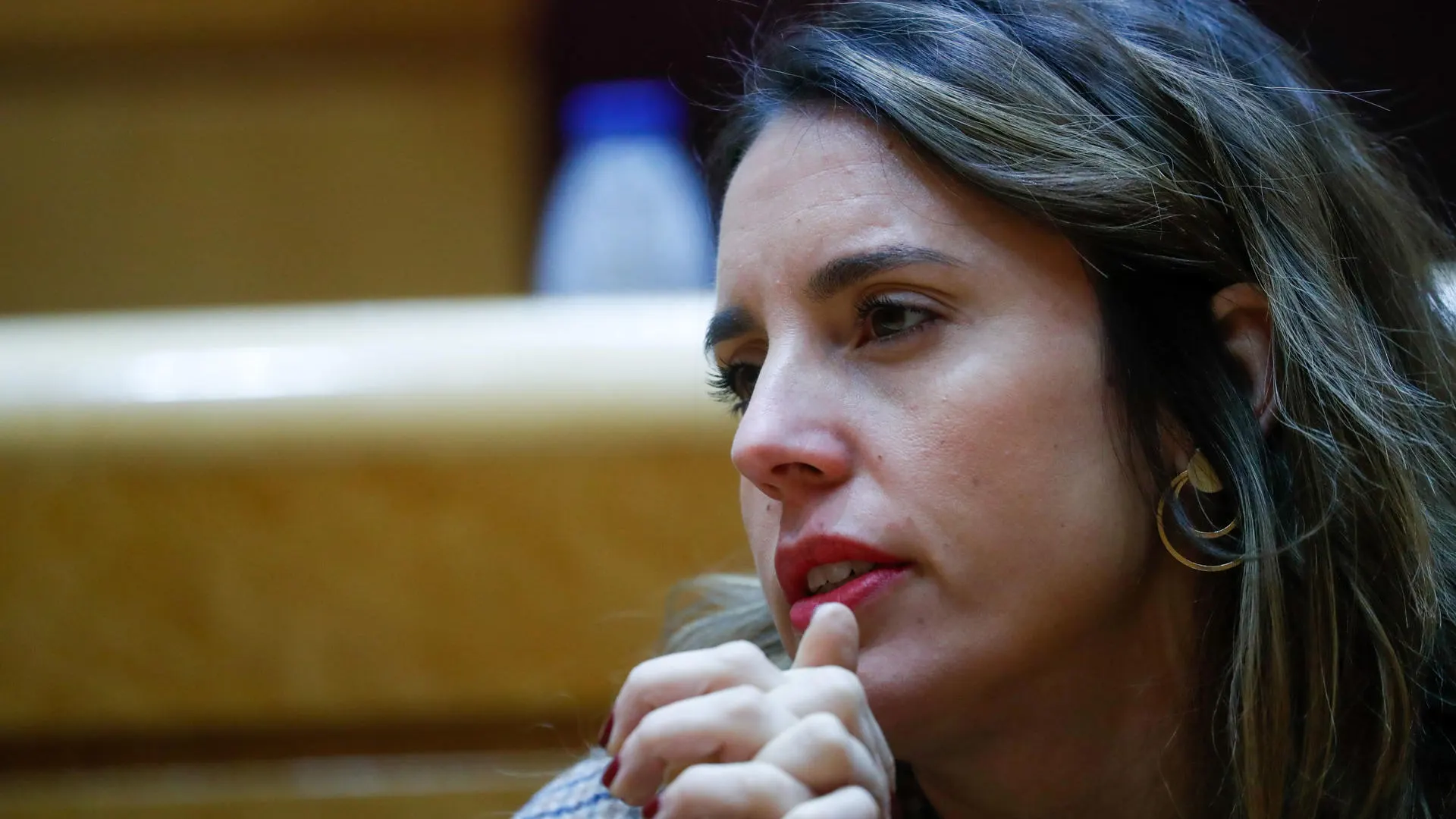 La ministra de Igualdad, Irene Montero, en el Senado