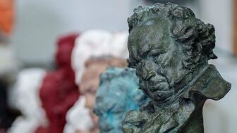 Los cabezones de los Premios Goya