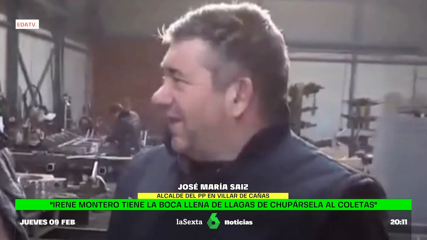 Feijóo actuará "de inmediato" con un alcalde del PP que atacó a Irene Montero asegurando que "tiene llagas de chupársela al 'Coletas'" Feijóo actuará "de inmediato" con un alcalde del PP que atacó a Irene Montero asegurando que "tiene llagas de chupársela al 'Coletas'"