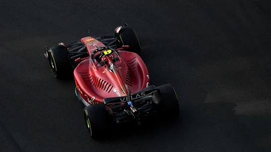 Carlos Sainz en el Ferrari Carlos Sainz en el Ferrari