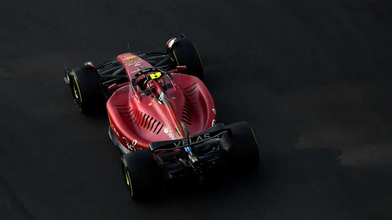 Carlos Sainz en el Ferrari