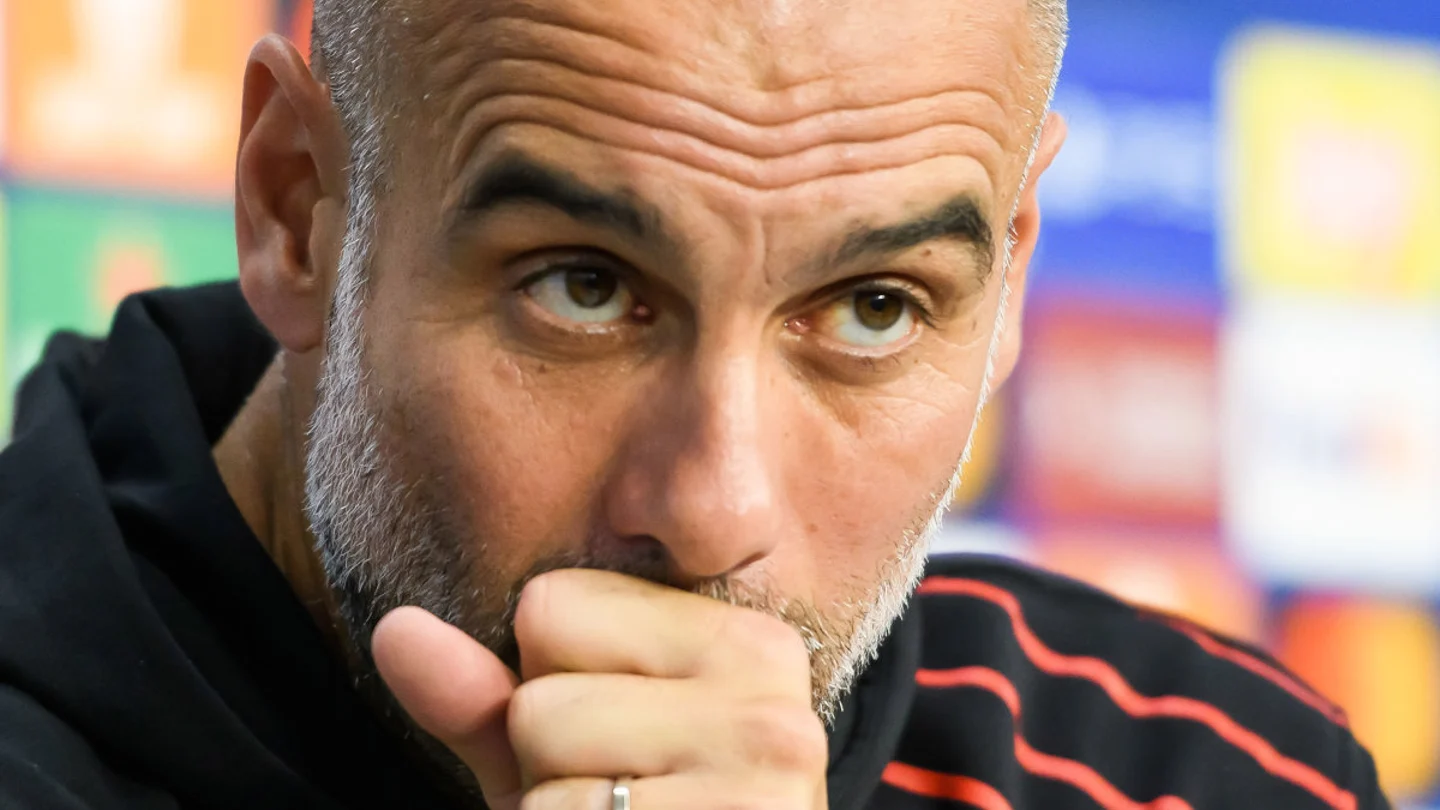 Guardiola, en rueda de prensa Guardiola, en rueda de prensa