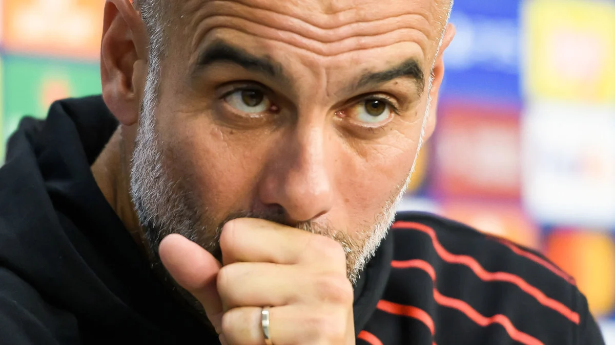 Guardiola, en rueda de prensa