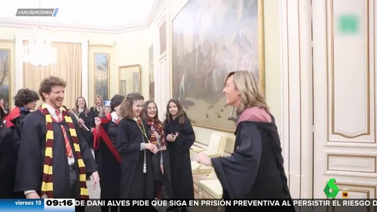 El ministerio de educación se convierte en el mágico colegio de Harry Potter durante unas horas El ministerio de educación se convierte en el mágico colegio de Harry Potter durante unas horas