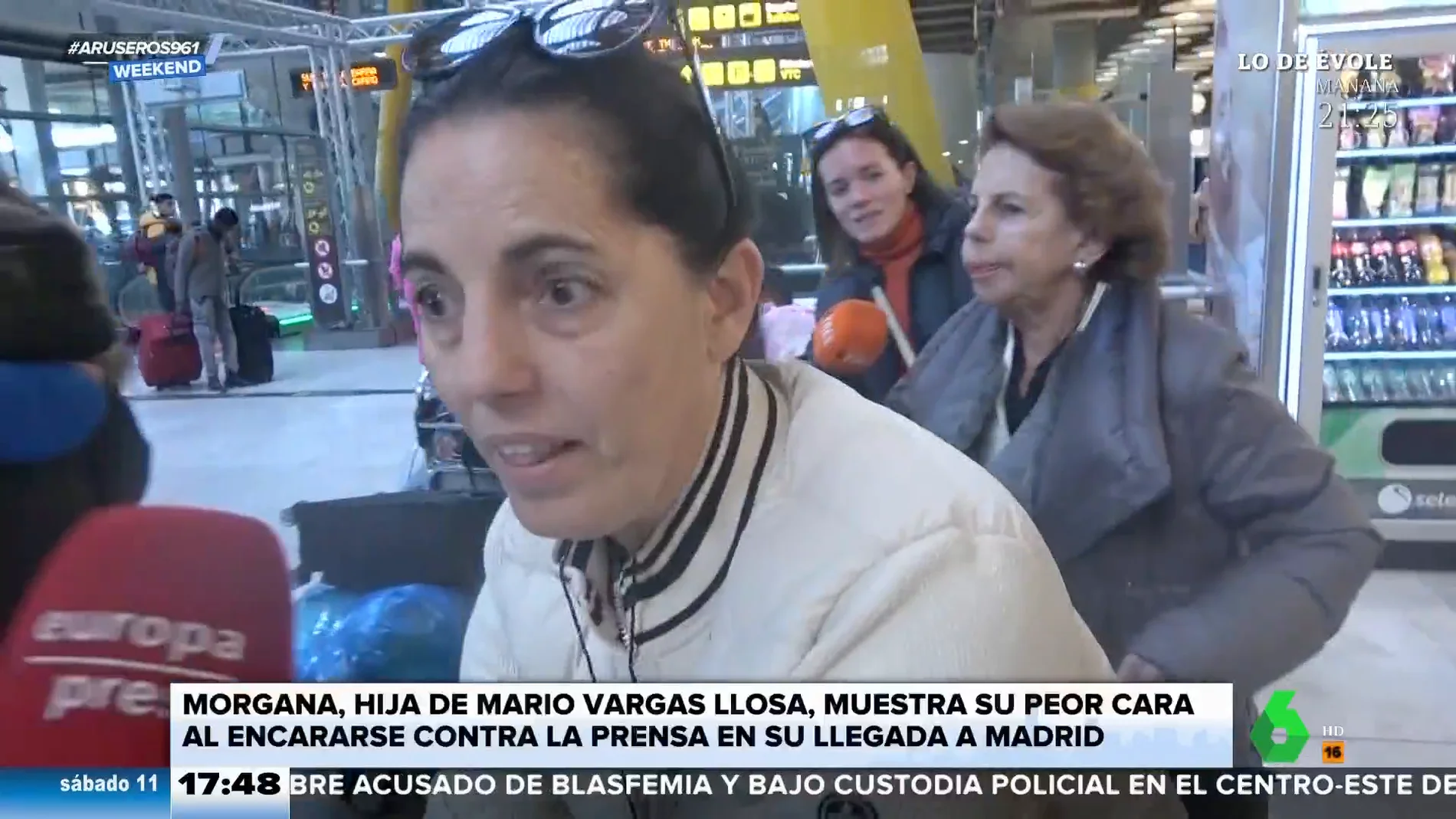 La hija de Mario Vargas Llosa se encara con los periodistas: "¿No tienen vida? ¡Lárguense!"