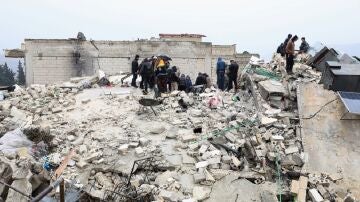 Escombros en Siria