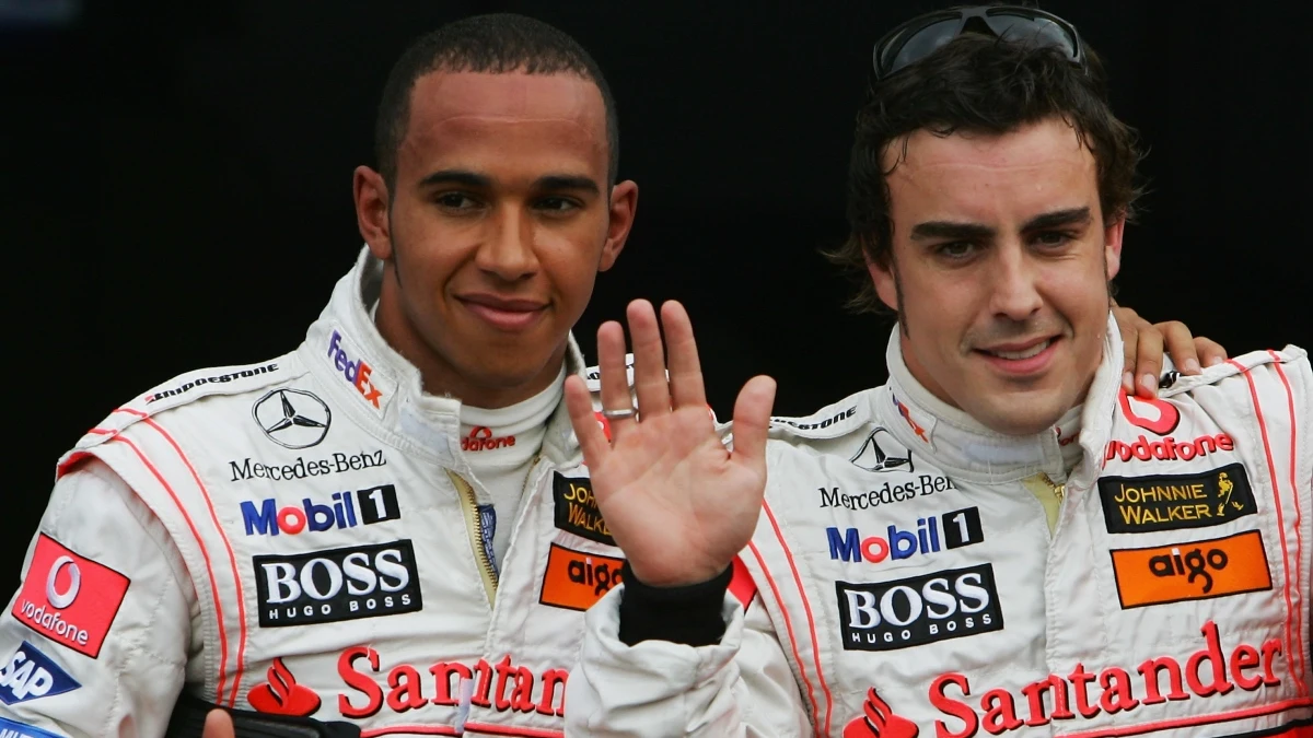 Lewis Hamilton y Fernando Alonso, en McLaren