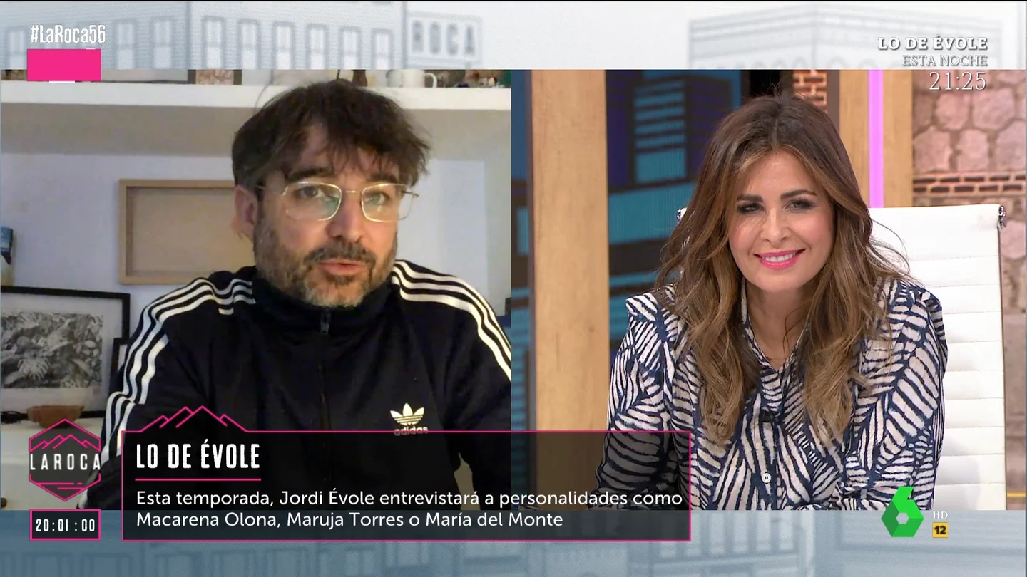 Jordi Évole, en La Roca EVOLE ROCA