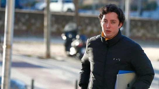 Francisco Nicolás Gómez Iglesias, el Pequeño Nicolás, acudiendo a una de las sesiones del juicio Francisco Nicolás Gómez Iglesias, el Pequeño Nicolás, acudiendo a una de las sesiones del juicio