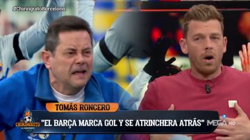 La teoría binaria de Tomás Roncero para explicar el estilo del Barça: ¡Jota Jordi no daba crédito!