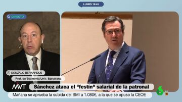 Gonzalo Bernardos estalla contra Garamendi: "Es indebido subir un sueldo de 1.000 a 1.080 euros, pero los ejecutivos se los aumentan más del 20%"