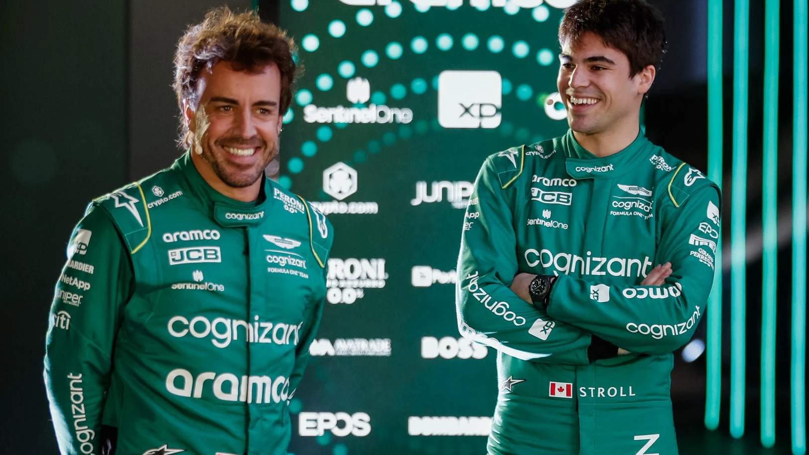 Fernando Alonso y Lance Stroll