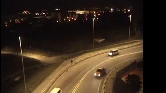 Momento de la persecución al presunto agresor sexual de Pamplona Momento de la persecución al presunto agresor sexual de Pamplona