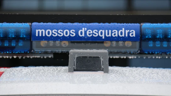 Imagen de archivo de un vehículo de los Mossos d'Esquadra. Imagen de archivo de un vehículo de los Mossos d'Esquadra.