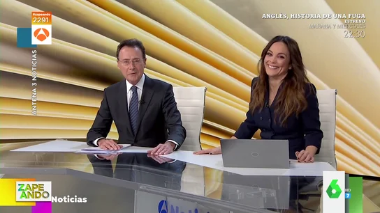 Matías Prats felicita a Sabina en los informativos imitando su voz Matías Prats felicita a Sabina en los informativos imitando su voz