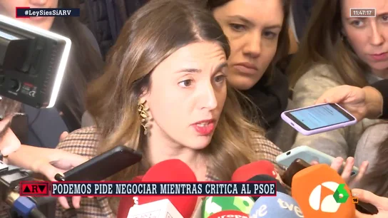 Montero responde a Llop: "Nunca ha sido un problema técnico" Montero responde a Llop: "Nunca ha sido un problema técnico"