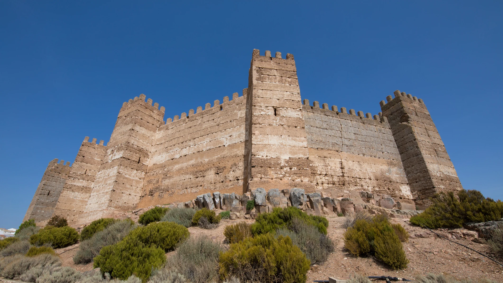 Castillo de Burgalimar en Ba&ntilde;os de la Encina, Ja&eacute;n