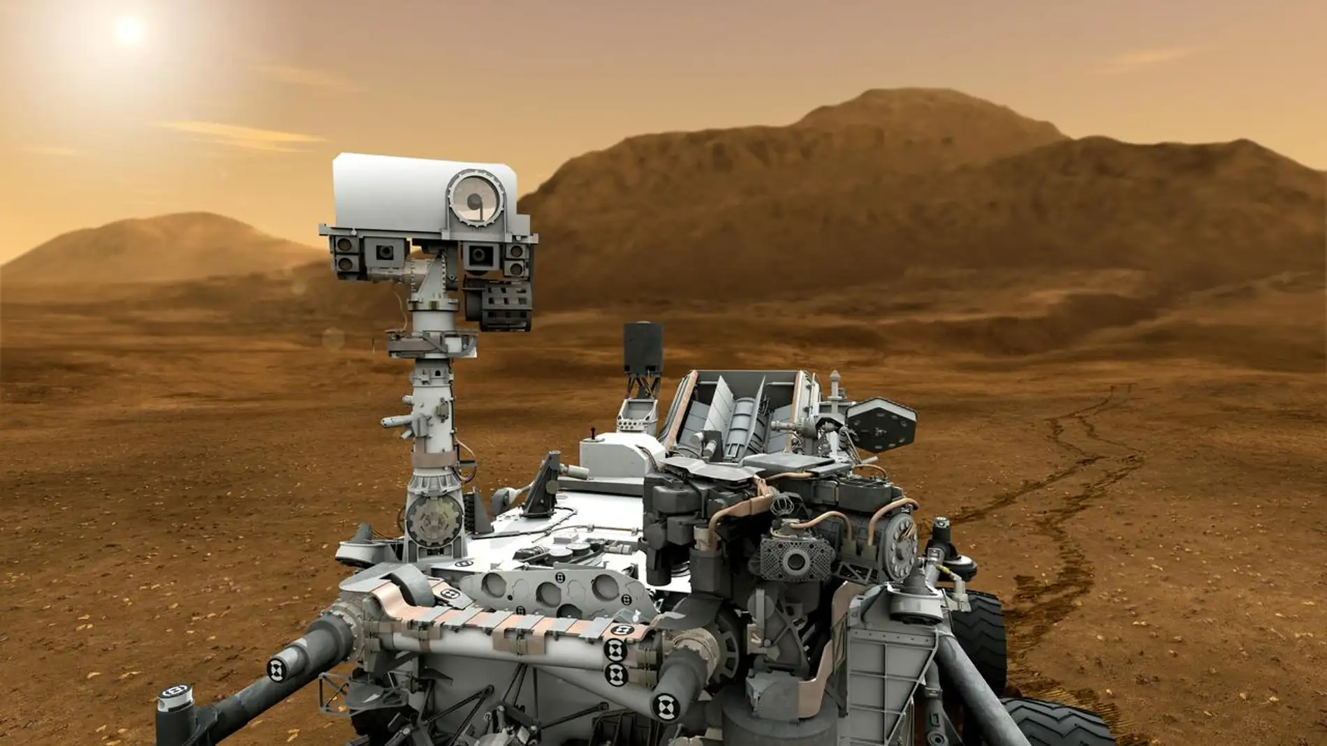 Rover Curiosity en Marte