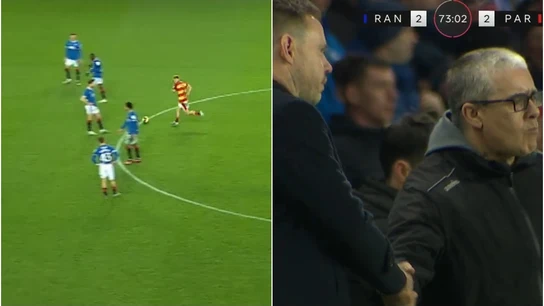 Tremendo gesto de deportividad del Rangers: Marcan un gol polémico y se dejan meter otro Tremendo gesto de deportividad del Rangers: Marcan un gol polémico y se dejan meter otro