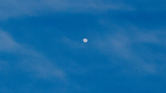 Fotografía fechada el 4 de febrero de 2023 del "globo espía" chino detectado en el espacio aéreo estadounidense Fotografía fechada el 4 de febrero de 2023 del "globo espía" chino detectado en el espacio aéreo estadounidense