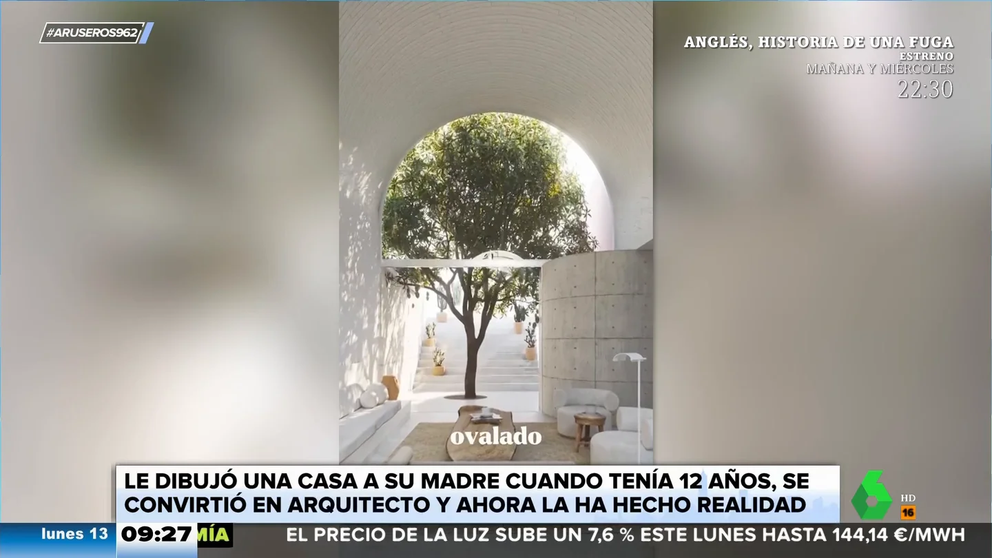 Un joven arquitecto construye a su madre la casa que le prometió cuando era un niño Un joven arquitecto construye a su madre la casa que le prometió cuando era un niño