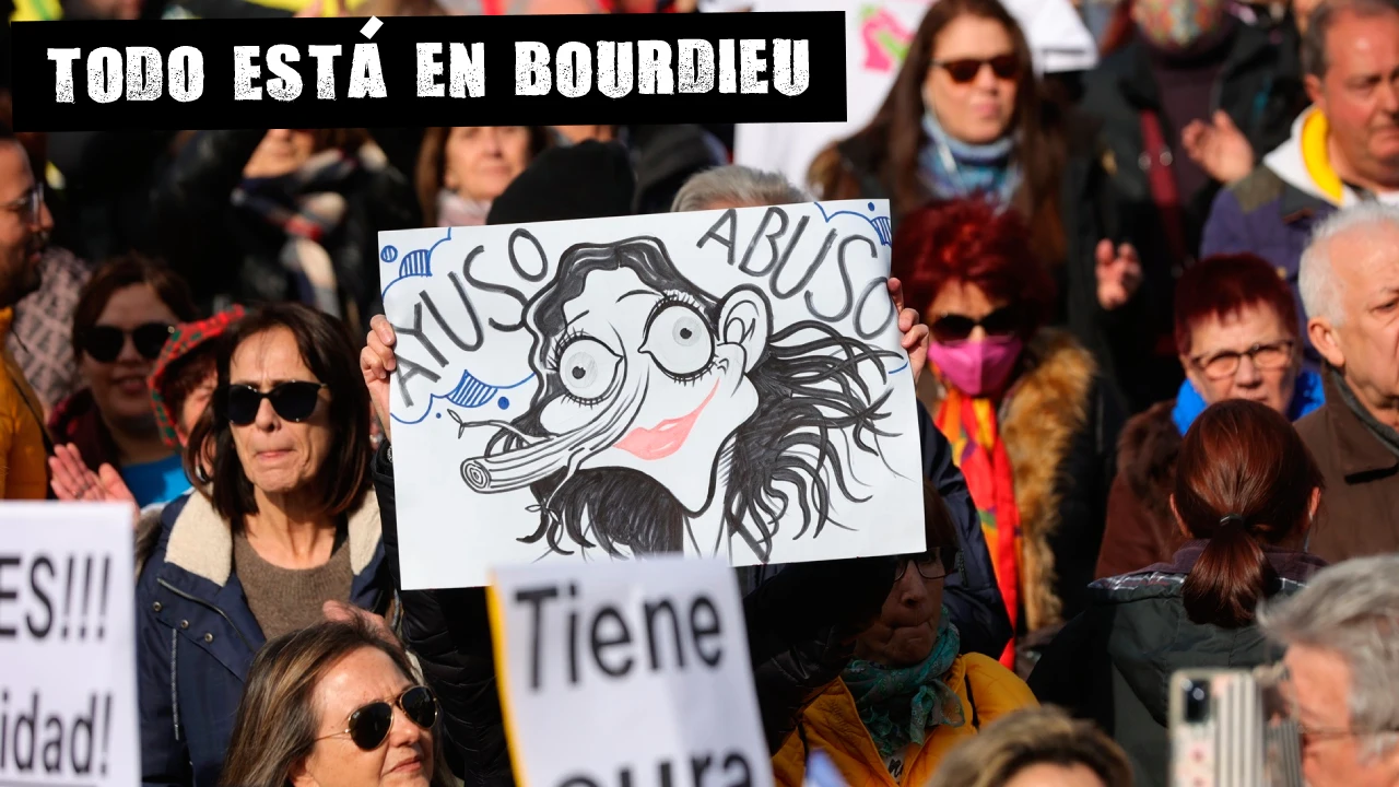 Ayuso busca un apartheid para pobres Ayuso busca un apartheid para pobres