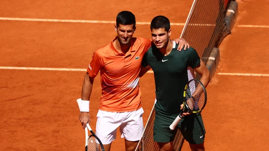 Novak Djokovic y Carlos Alcaraz Novak Djokovic y Carlos Alcaraz