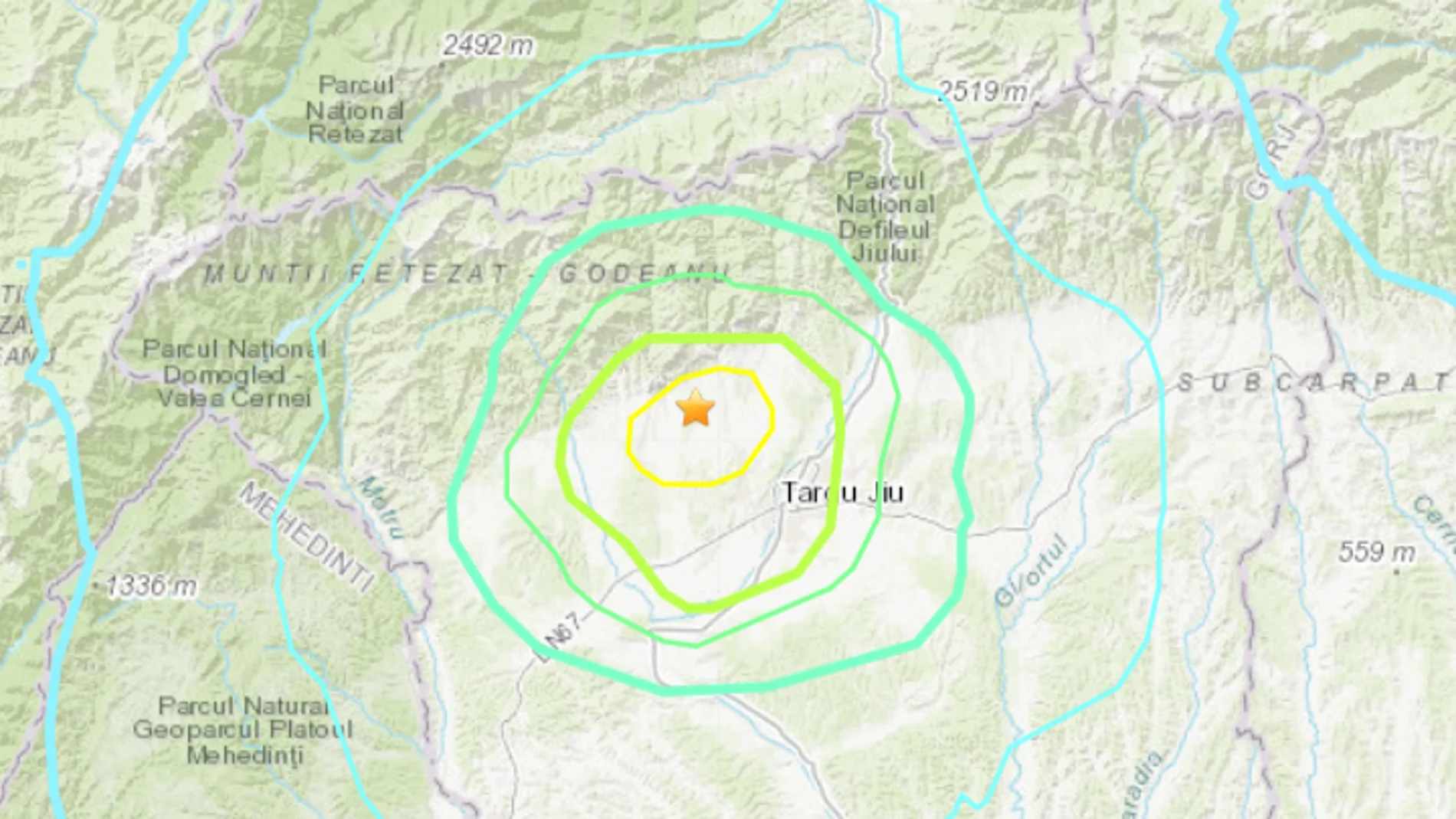 Rumanía registra un terremoto de magnitud 5,7