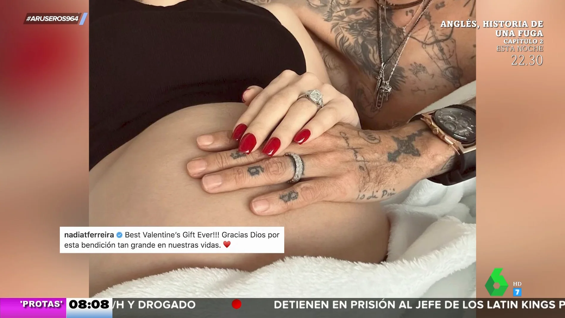 Marc Anthony y Nadia Ferreira esperan su primer hijo en común