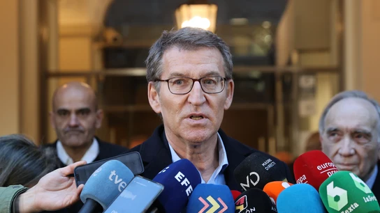 El presidente del Partido Popular, Alberto Núñez Feijóo El presidente del Partido Popular, Alberto Núñez Feijóo