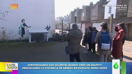 Este es la nueva obra de arte con la que Banksy denuncia de la violencia de género Este es la nueva obra de arte con la que Banksy denuncia de la violencia de género