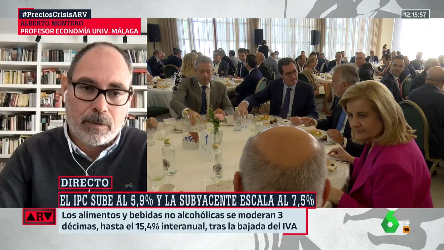 Alberto Montero tacha de "vergonzoso" el sueldo de Garamendi y recuerda que "la CEOE está financiada con subvenciones públicas" Alberto Montero tacha de "vergonzoso" el sueldo de Garamendi y recuerda que "la CEOE está financiada con subvenciones públicas"