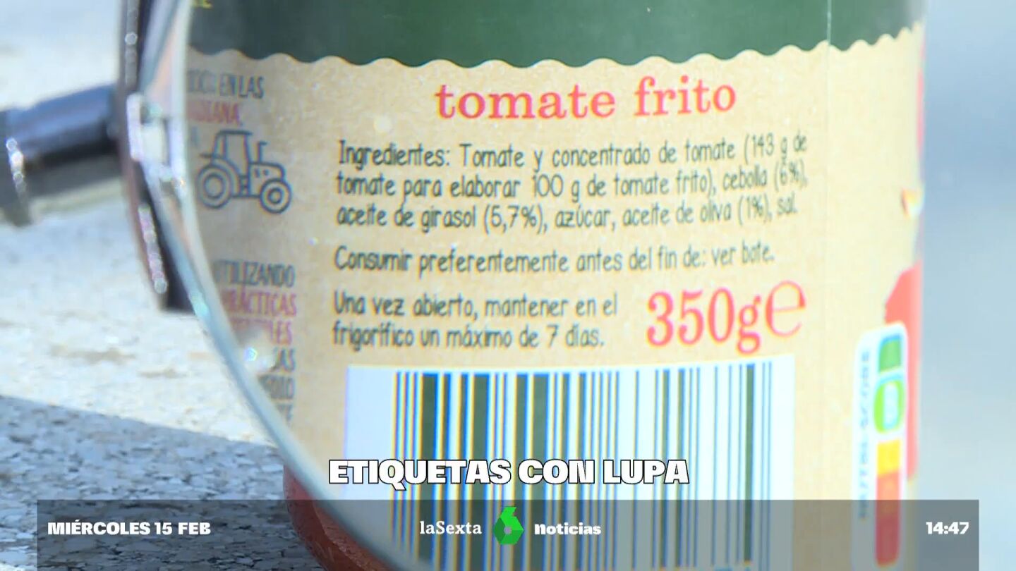 Mirar las etiquetas con lupa: los consumidores piden letras m&aacute;s grandes en los ingredientes de productos
