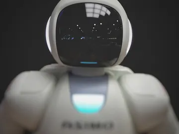 Un robot alimentado por IA Un robot alimentado por IA