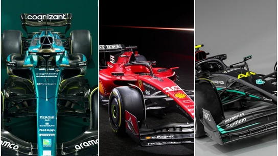 El Aston Martin, el Ferrari y el Mercedes de 2023 El Aston Martin, el Ferrari y el Mercedes de 2023