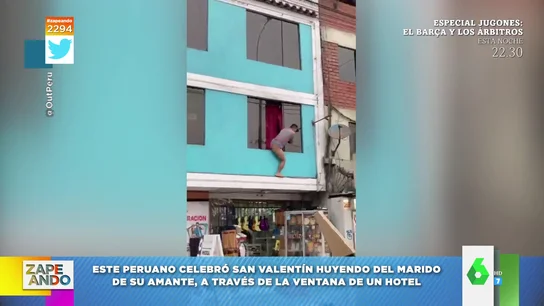 La huida viral de un hombre cuando venía el marido de su amante La huida viral de un hombre cuando venía el marido de su amante