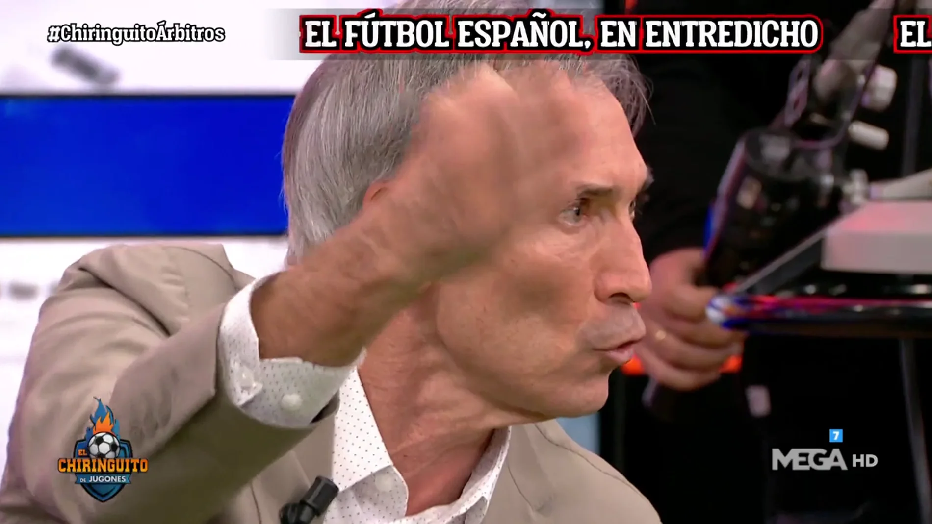 Lobo Carrasco estalla en 'El Chiringuito' por los pagos del Barça a Negreira: "Penaltis... ¡si no nos entraban en el área!"