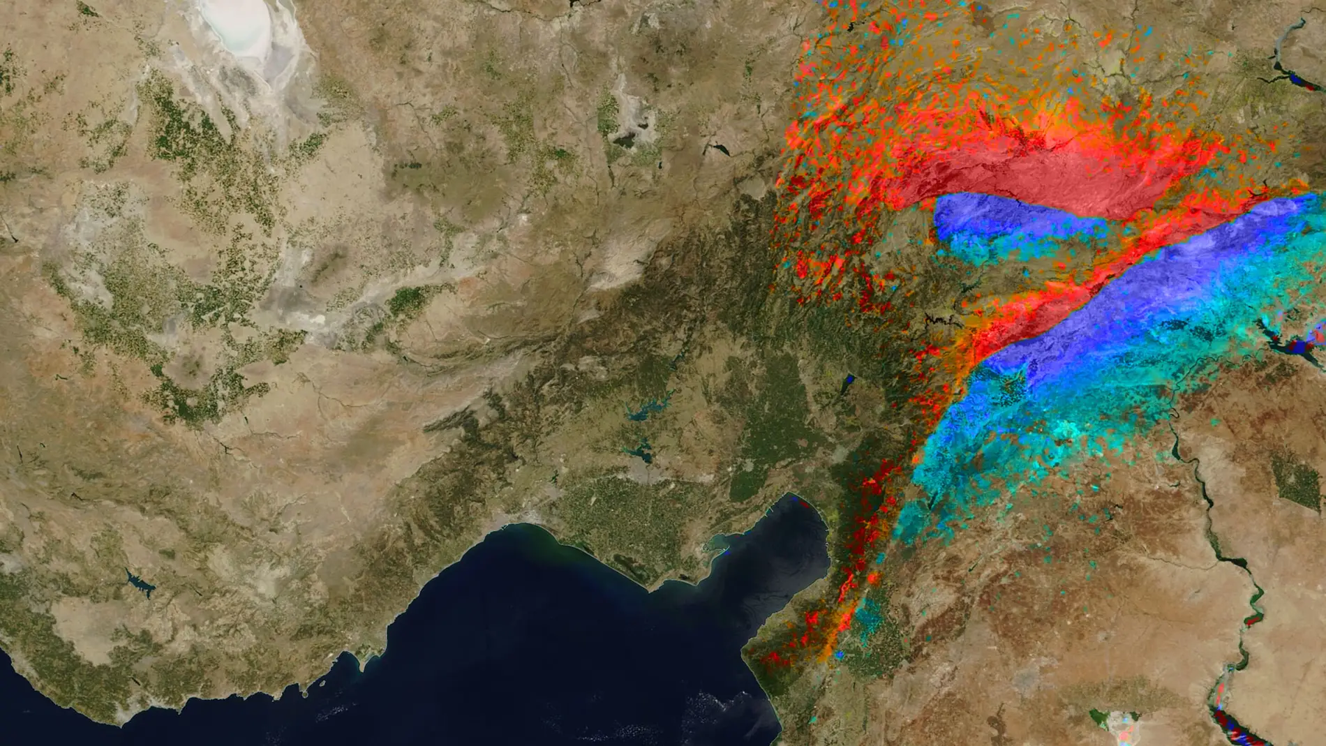 El terremoto de Turquía y Siria desplazó la superficie terrestre 6 metros
