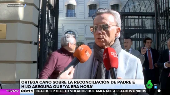 Ortega Cano, sobre la reconciliación entre Manuel Díaz 'El Cordobés' y su padre: "Ya era hora" Ortega Cano, sobre la reconciliación entre Manuel Díaz 'El Cordobés' y su padre: "Ya era hora"
