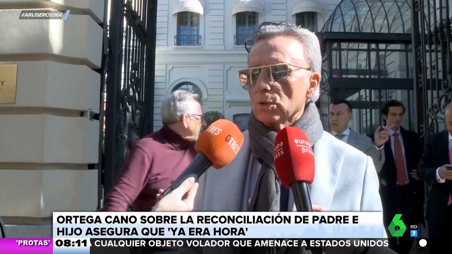 Ortega Cano, sobre la reconciliación entre Manuel Díaz 'El Cordobés' y su padre: "Ya era hora" Ortega Cano, sobre la reconciliación entre Manuel Díaz 'El Cordobés' y su padre: "Ya era hora"