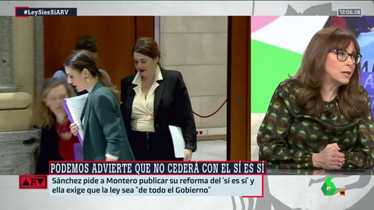 Angélica Rubio critica la postura de Igualdad: "Se está convirtiendo en el Ministerio del 'no es no'" Angélica Rubio critica la postura de Igualdad: "Se está convirtiendo en el Ministerio del 'no es no'"
