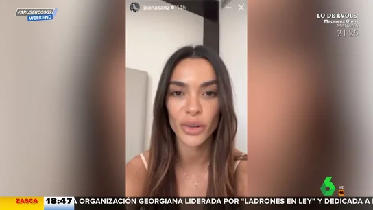 Joana Sanz explota contra la prensa a su llegada a Madrid: "Sois unos seres humanos horribles" Joana Sanz explota contra la prensa a su llegada a Madrid: "Sois unos seres humanos horribles"