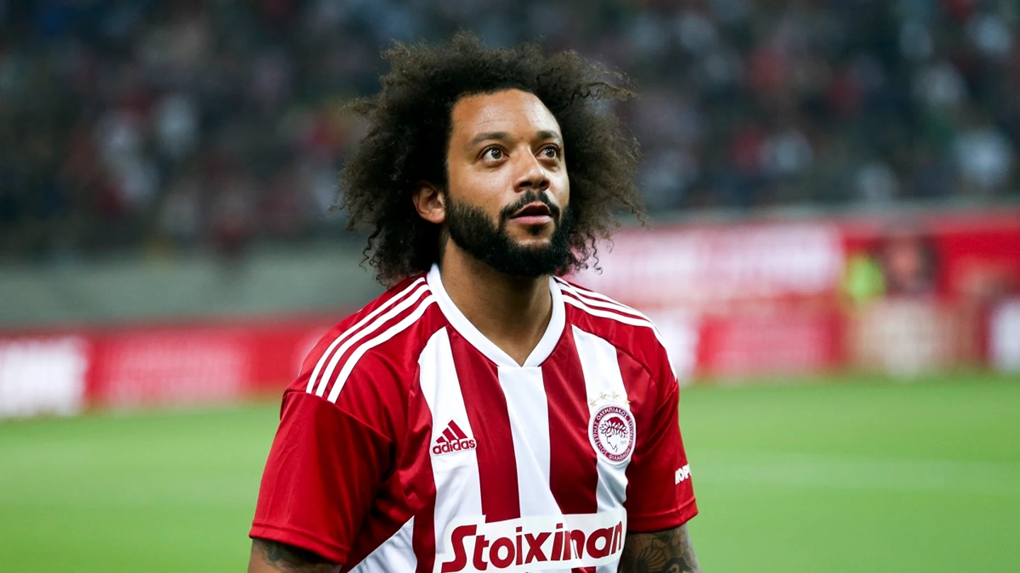 Marcelo, en el Olympiacos Marcelo, en el Olympiacos