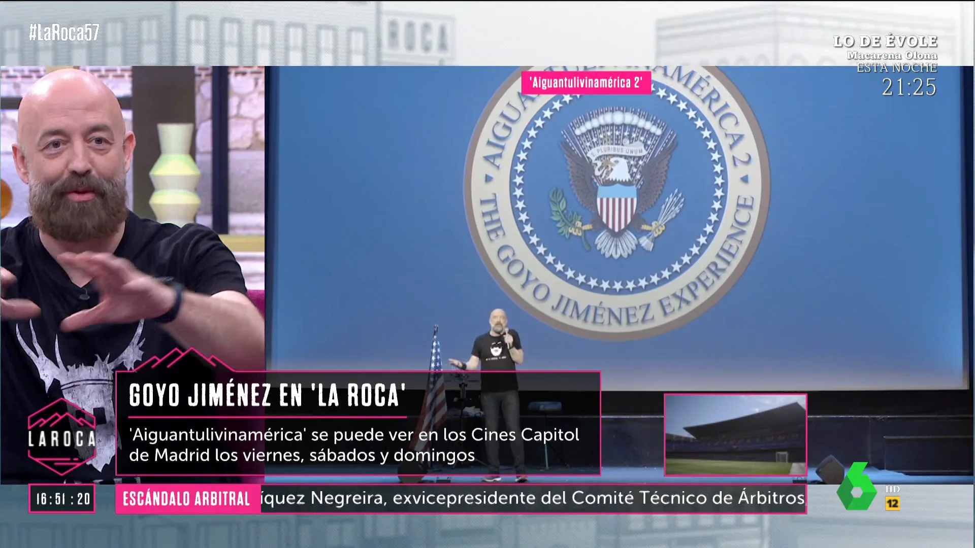 "Hay montones de basura gigantescos que te dan una idea de la opulencia": la reflexión de Goyo Jiménez sobre EEUU