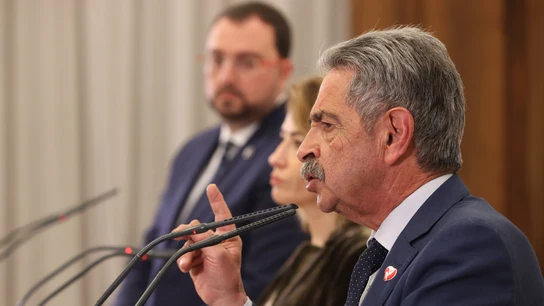 Miguel Ángel Revilla lamenta "chapuza" de los trenes cántabros: "No lo había visto en 40 años" Miguel Ángel Revilla lamenta "chapuza" de los trenes cántabros: "No lo había visto en 40 años"