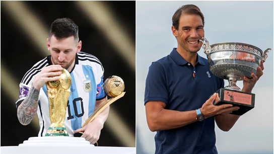 Leo Messi y Rafa Nadal Leo Messi y Rafa Nadal