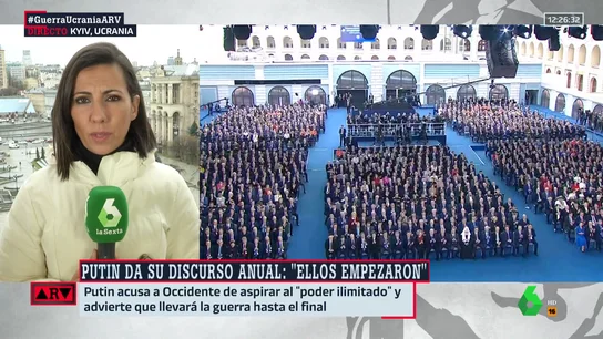 La tajante respuesta de Ana Pastor a Putin: "Este es un país atacado por mucho que diga que ellos son víctimas". La tajante respuesta de Ana Pastor a Putin: "Este es un país atacado por mucho que diga que ellos son víctimas".