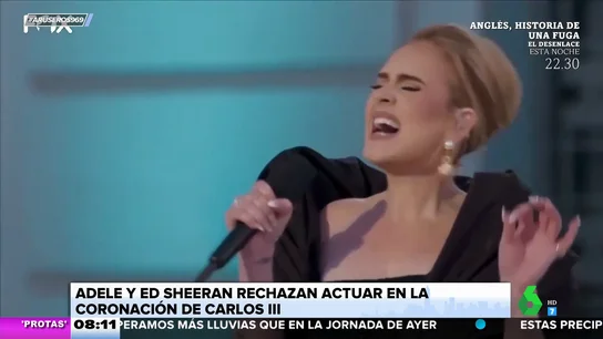 Los motivos por los que Adele y Ed Sheeran han rechazado actuar en la coronación de Carlos III Los motivos por los que Adele y Ed Sheeran han rechazado actuar en la coronación de Carlos III